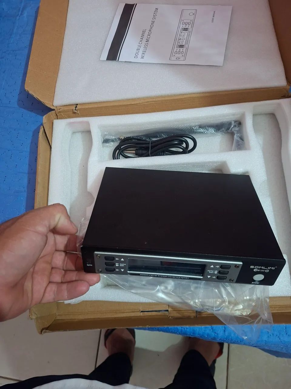 Receptor microfone sennheiser ew135 g4 novo 