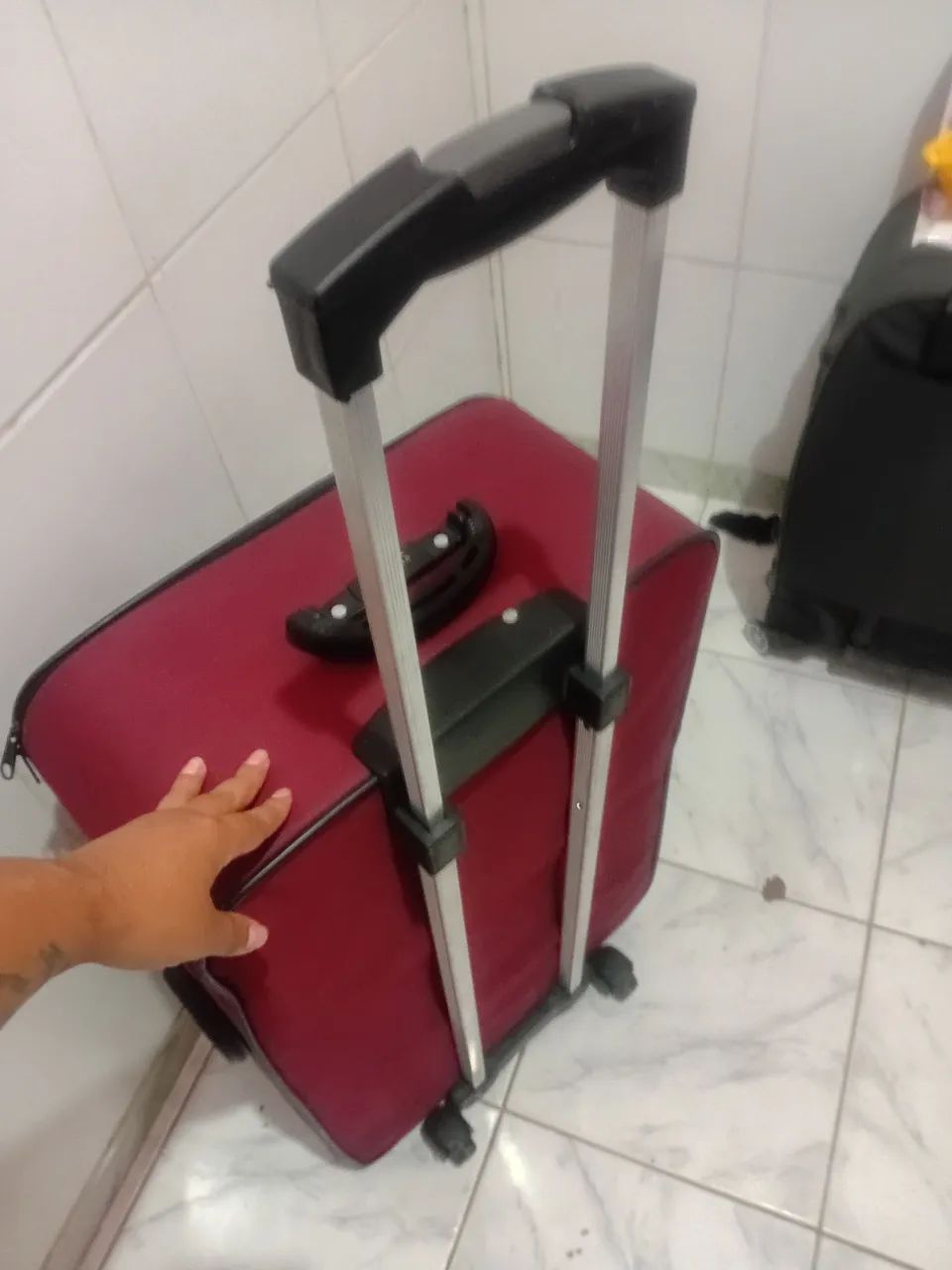 Mala de viagem grande com rodinha 