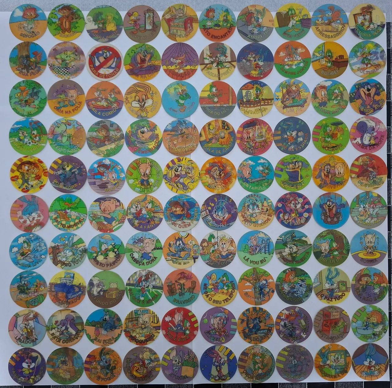 Coleção completa tazos tiny toon - Foto 2
