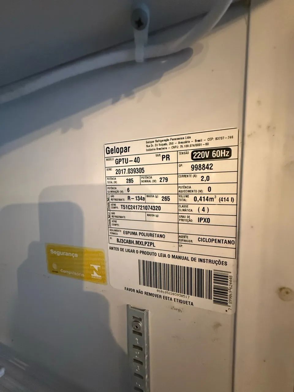 Expositora de bebida Gelopar GPTU-40 440LT - Foto 3