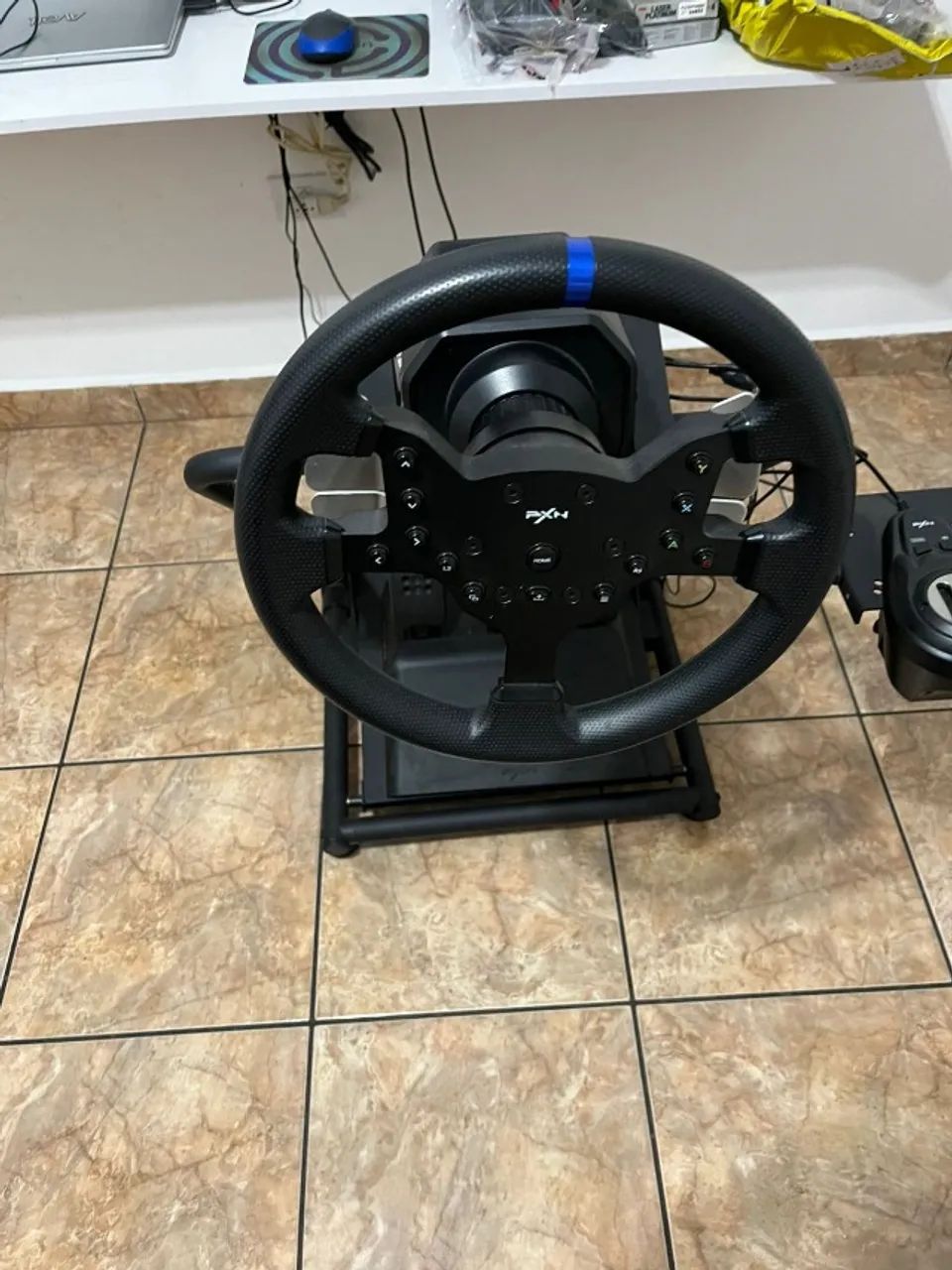 Volante Gamer V99 PXN + Cockpit dobravel - Foto 2