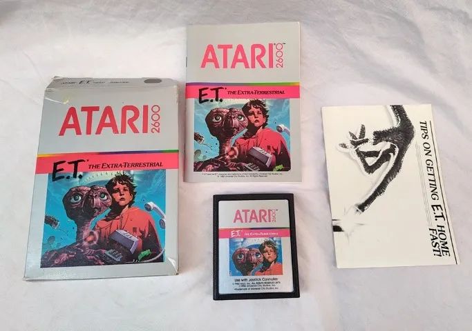 E.t. The Extra-terrestrial - Original Completo Atari 2600