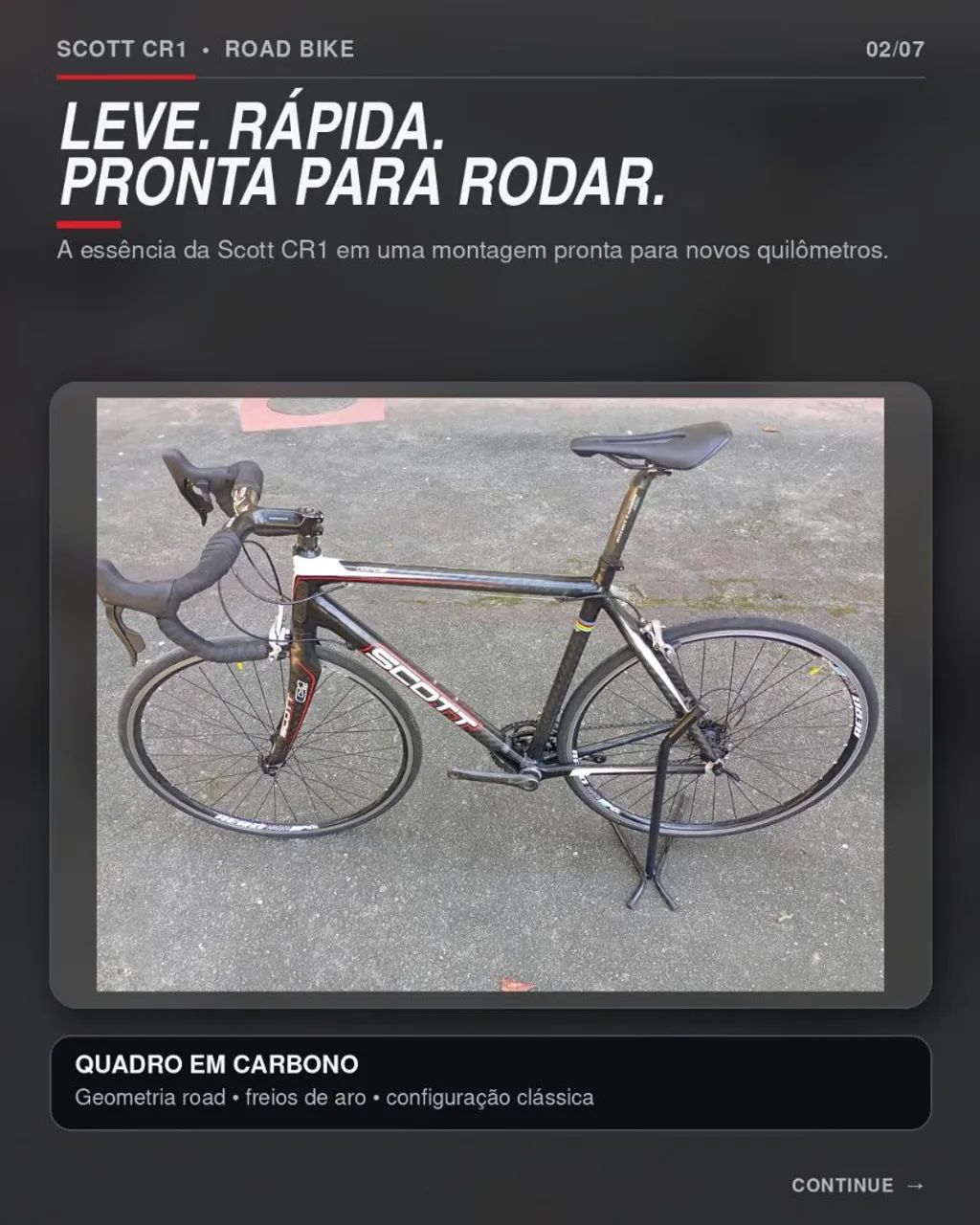 Bicicleta Speed Carbono Scott CR1 - Foto 2