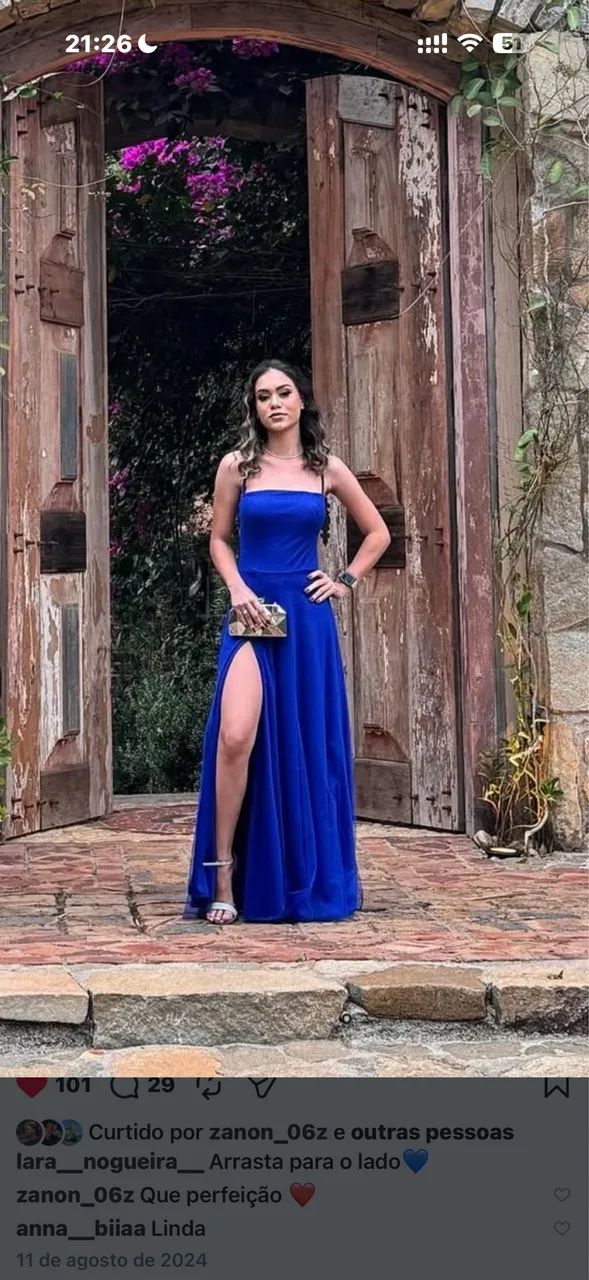 Vestido azul