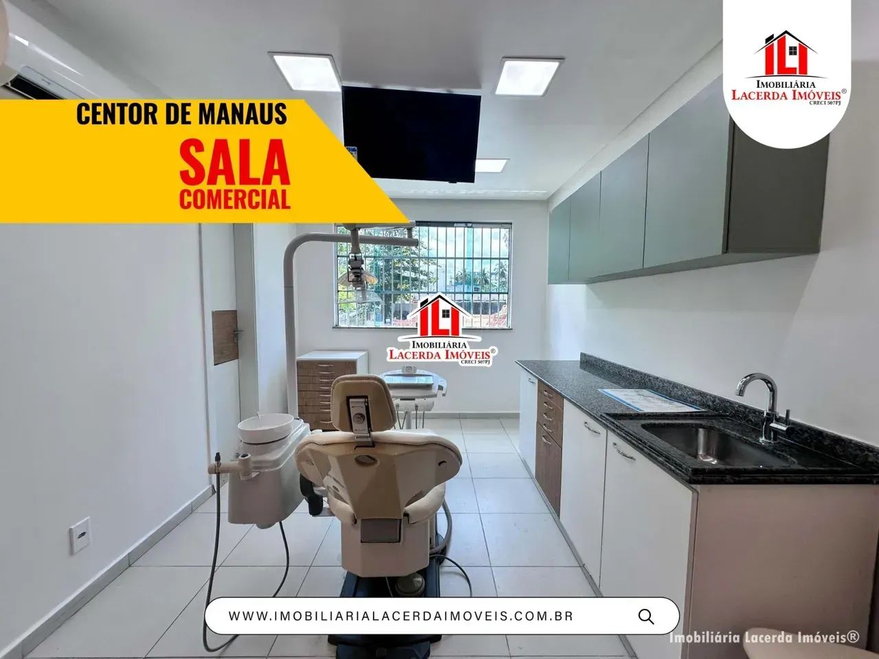 Fortes Salas Comerciais - Clinica para dentista Pronta/ 25m²/ Toda Equipada - Foto 7