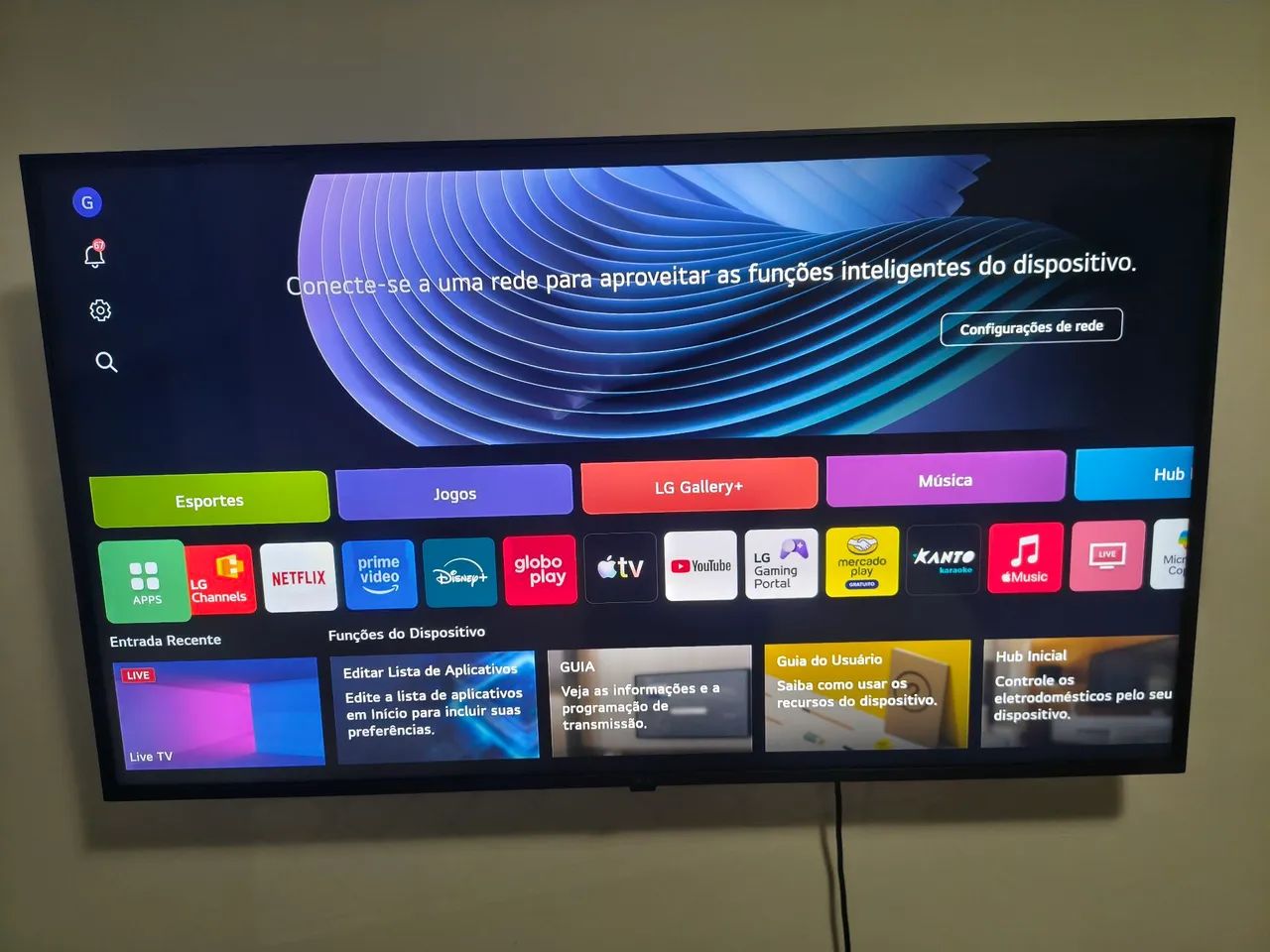 Smart TV 43" 4K LG