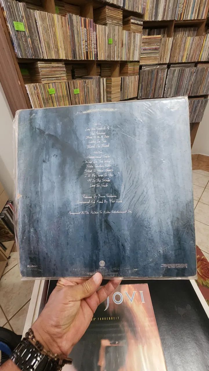 DISCOS VINIL.LP BON JOVI NEW JERSEY - Foto 2