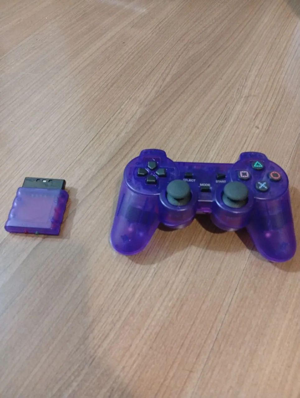 Controle gamepad ps1 PS2 playstation wireless a pilha