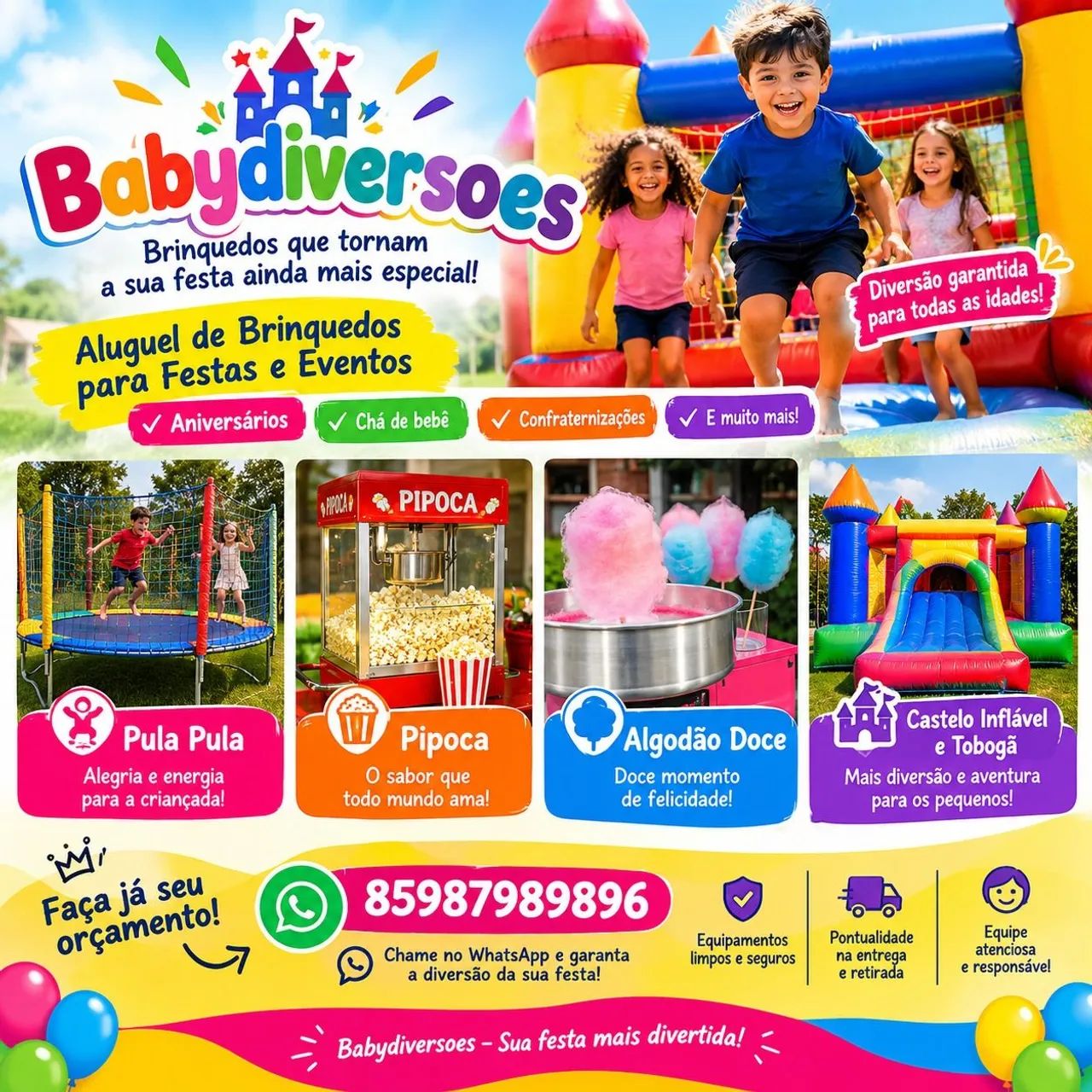 Alugueis de brinquedos 