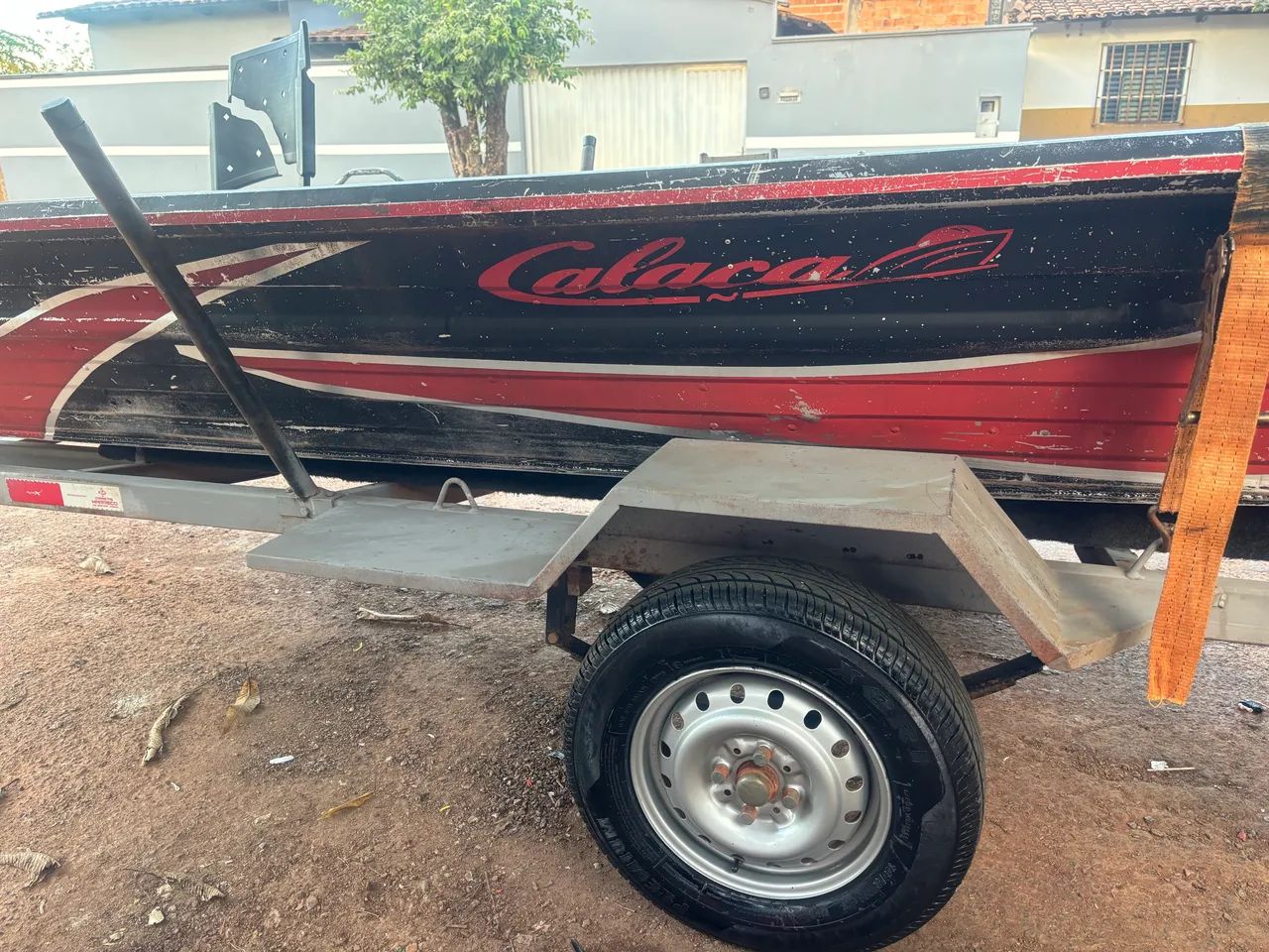 Kit canoa Motor e carretinha - Foto 4