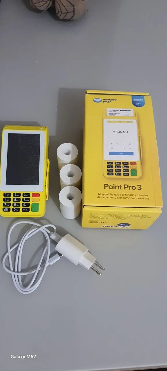 Maquininha Point pro 3 nova 100,00.