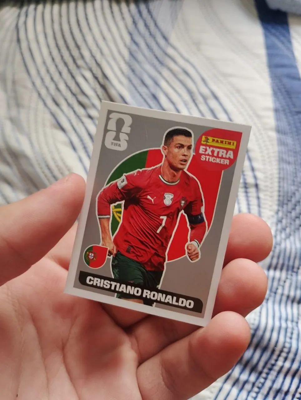 Figurinha Cristiano Ronaldo Prata