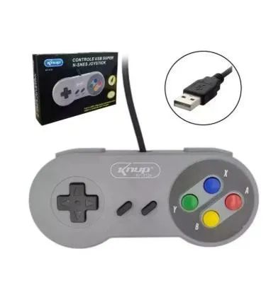 CONTROLES USB PS2 E SUPER NINTENDO