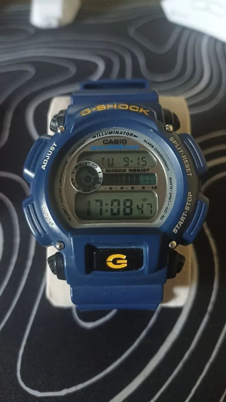 Relógio Casio gshock dw-9052 azul