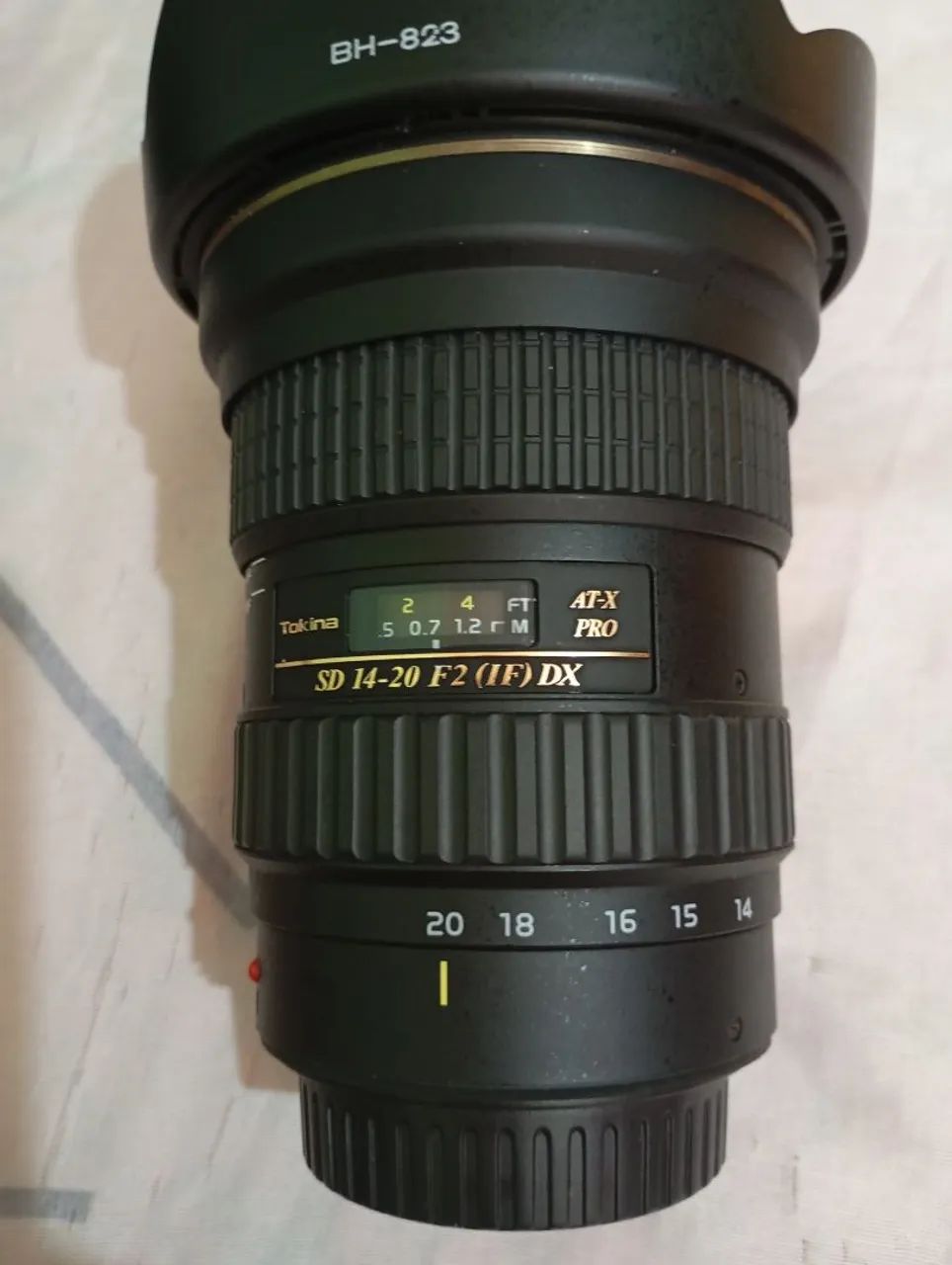 Lente canon 14 20 f/2 tokina