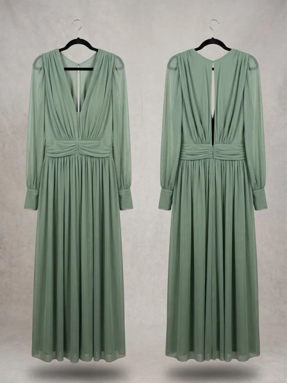 Vestido Longo Verde Oliva G/GG