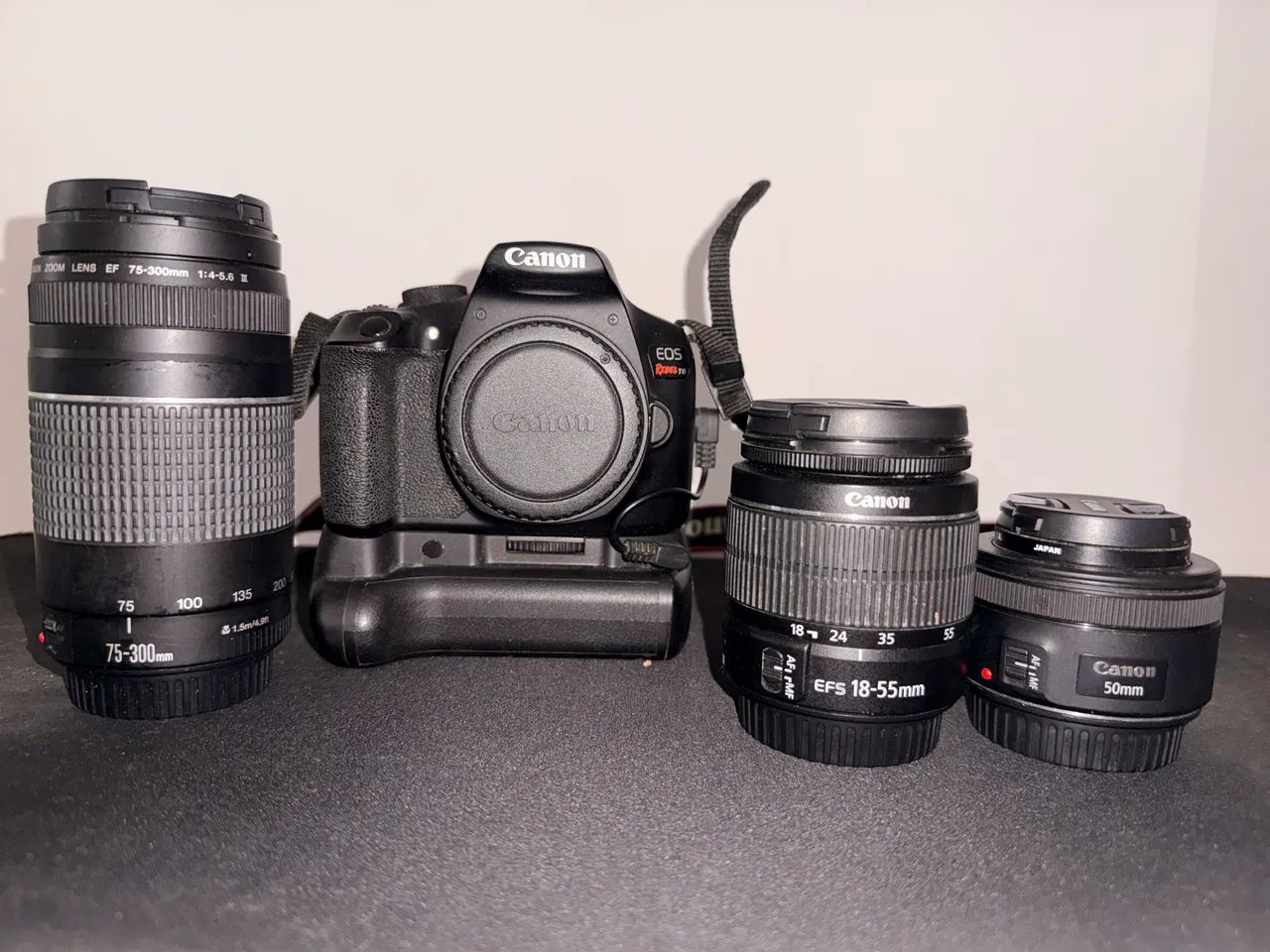Kit completo Canon T6 + Lentes + Flash + cartões - Foto 4