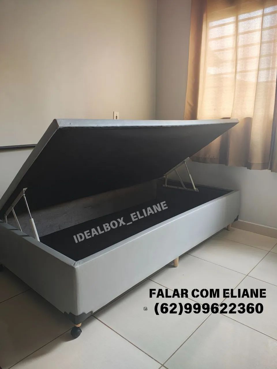 Box baú solteiro 88×188 _ Direto da fábrica  - Foto 2