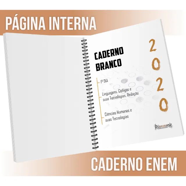 Planneriz | 2 Cadernos De Provas Enem 10 Anos (2016-2025) - Foto 3