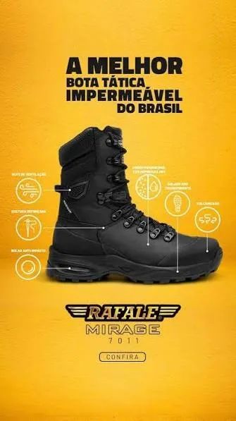 BOTA TÁTICA MILITAR - Foto 2