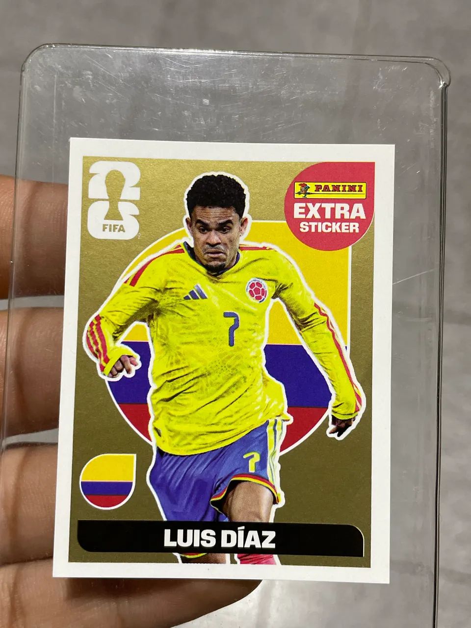 Luis Díaz Extra Sticker Ouro457380518460794881
