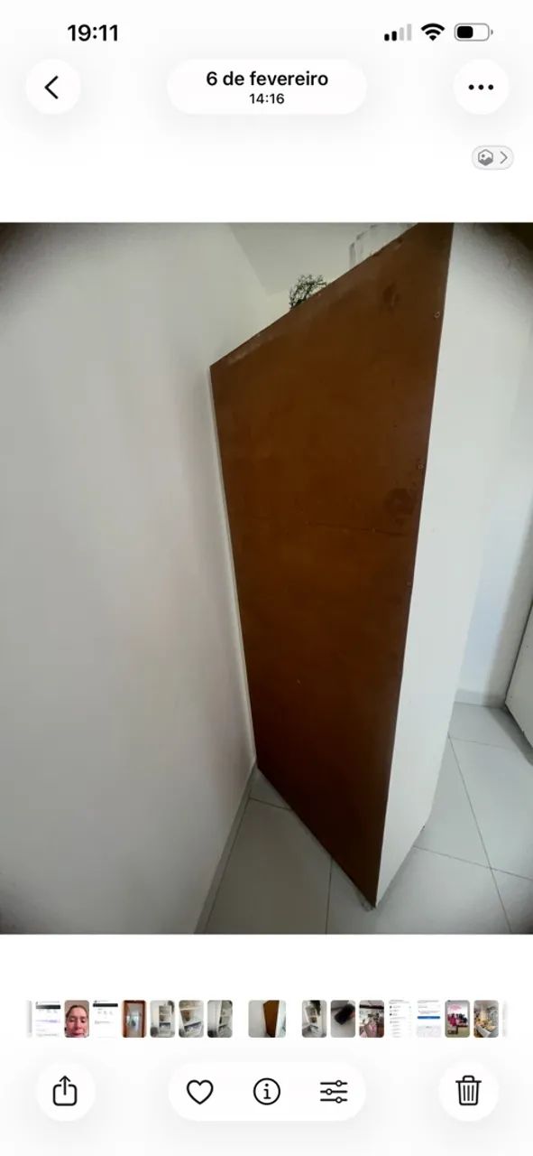 Armário em MDF com  rodinhas  - Foto 3