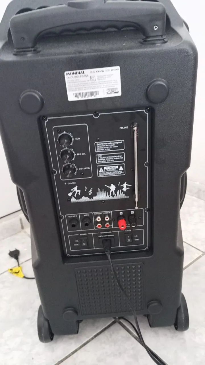 VENDO CAIXA DE SOM MONDIAL - Foto 3