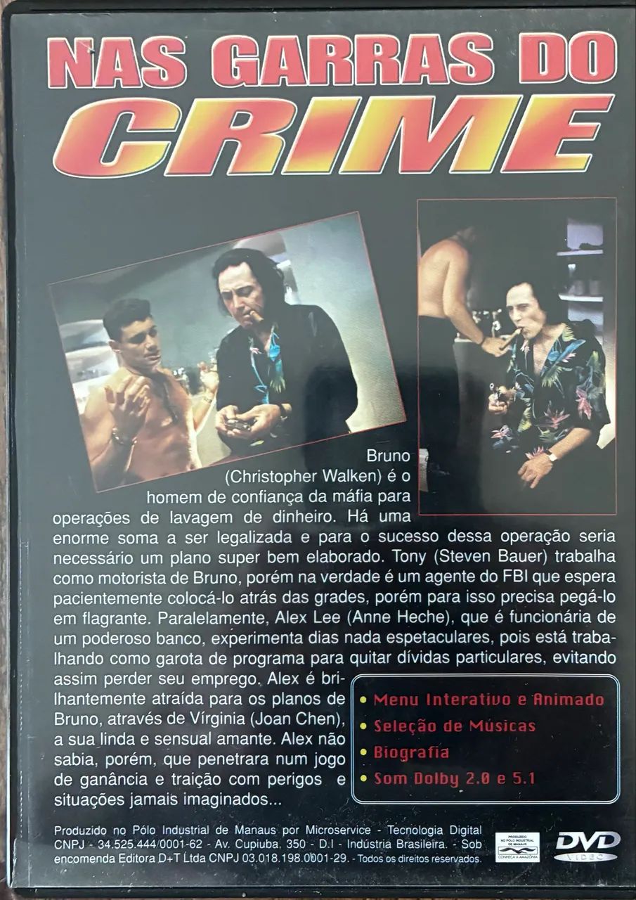 DVD - Nas Garras do Crime - Foto 3