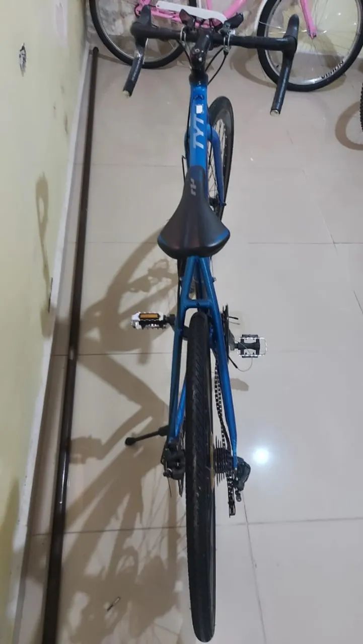 Bicicleta Aro 29 na cor Azul - Nova Nunca usada - Foto 3