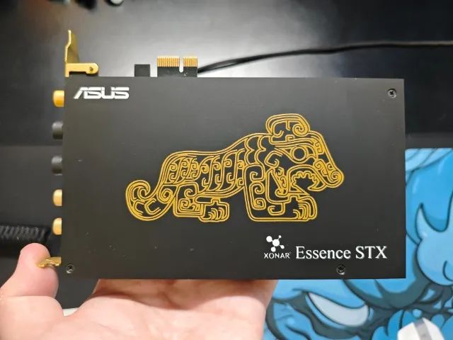 Placa de som Asus Xonar Essence STX (PCI-E) + back plate custom - Foto 2