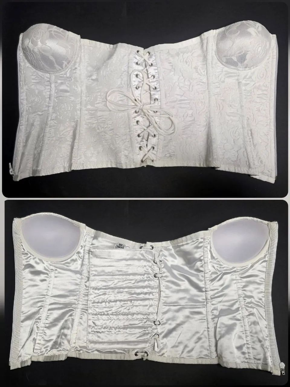 Corset Branco Renda - Bem Transada (Tam P) - Foto 5