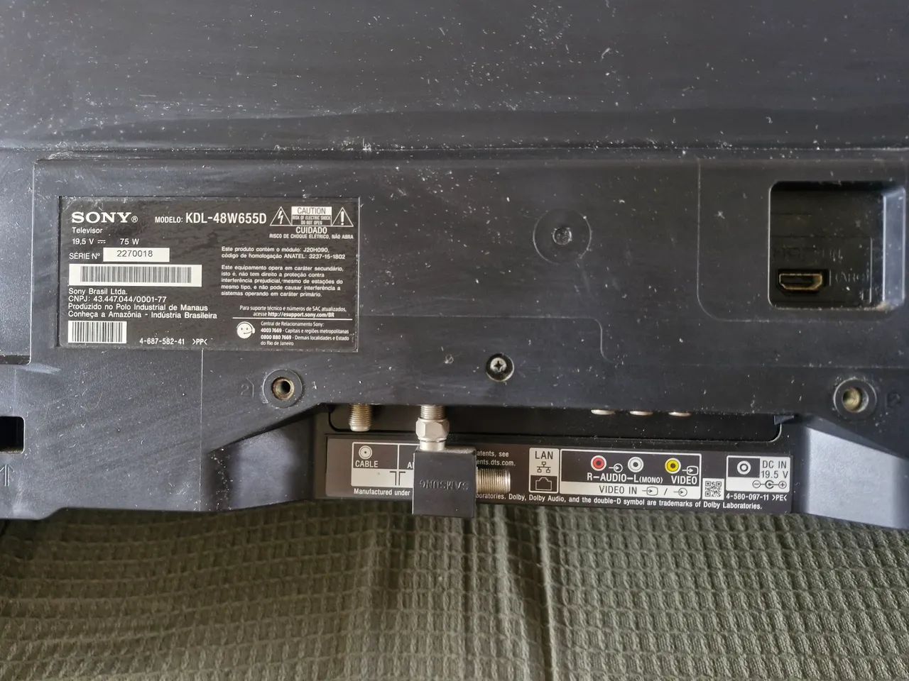 Televisão Sony KDL-48W655D - Foto 3