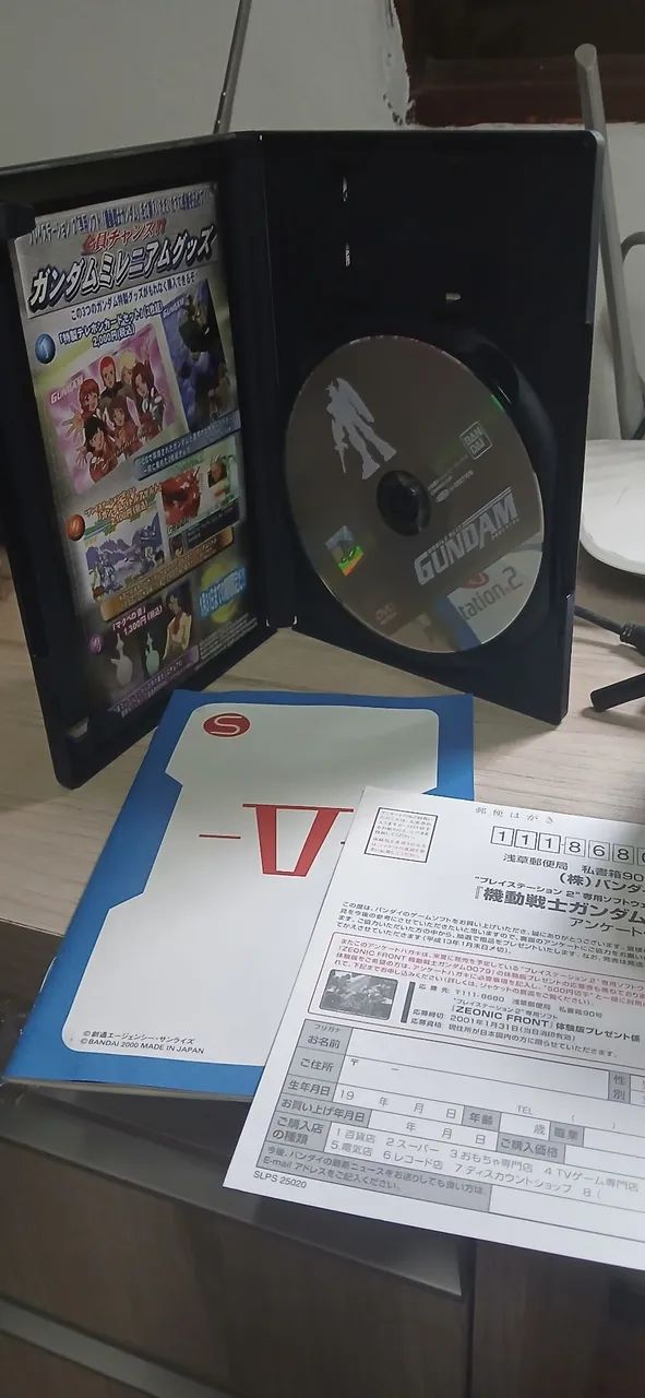 Jogo original para PS2 Mobile Gundam V