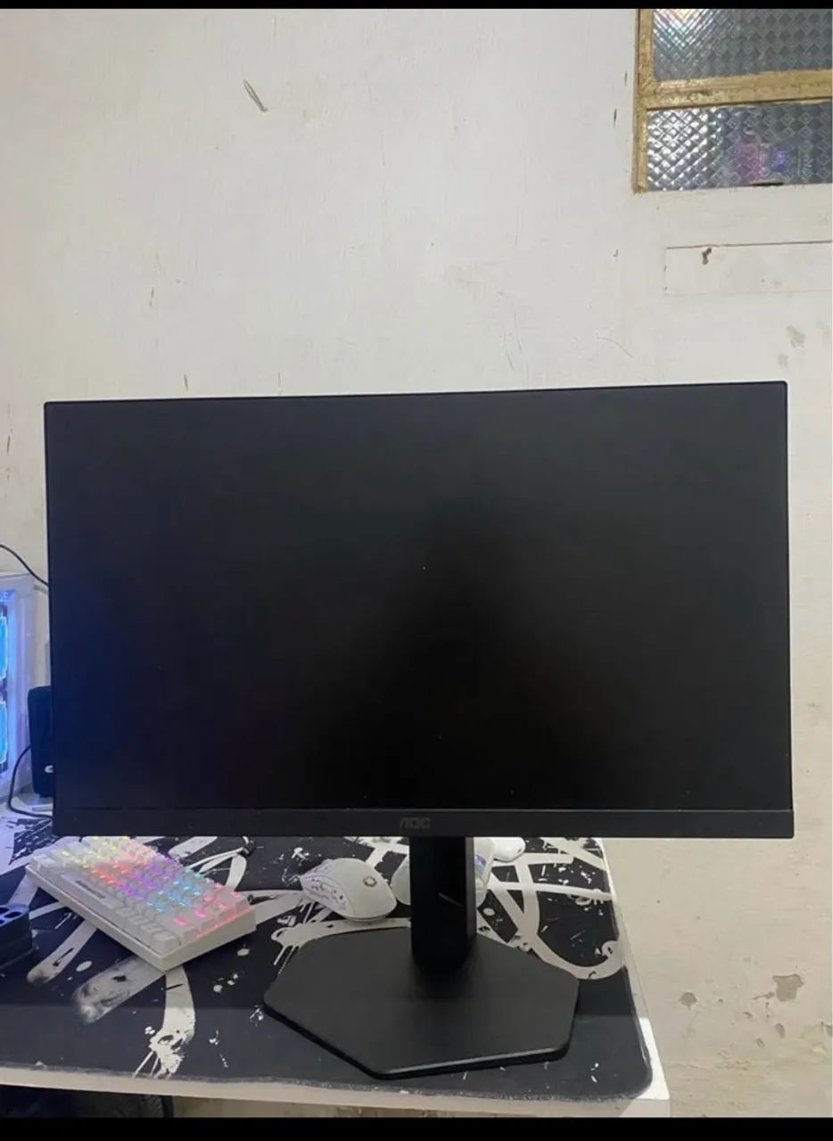 Monitor game aoc 24 polegadas 0.5m 24g4 180 hz pegando perfeitamente  - Foto 5