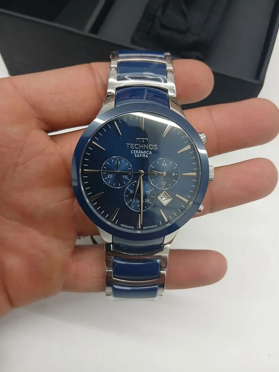 Relógio Technos Masculino Cerâmica Js25bdc/2a