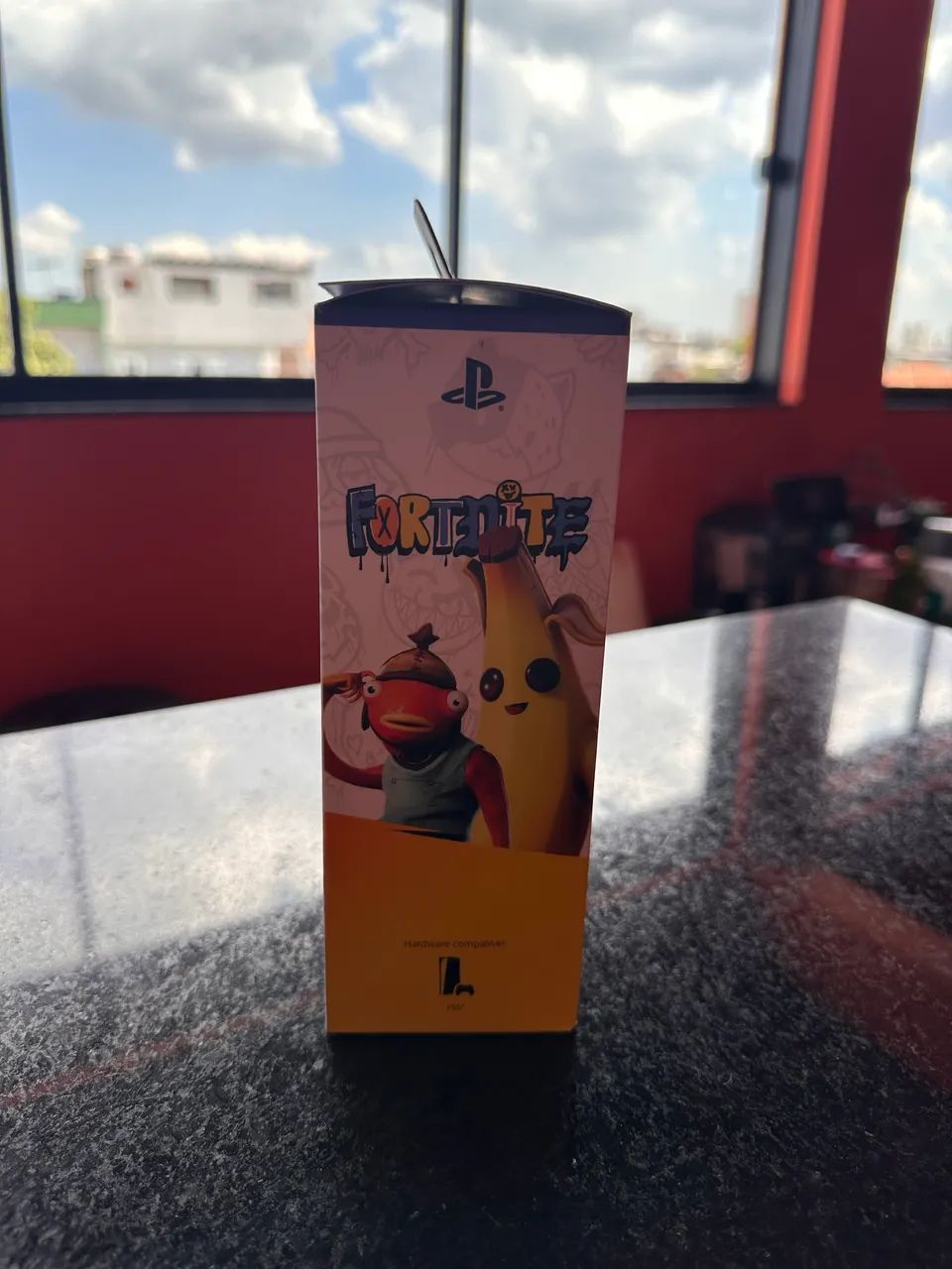 Controle Sem Fio Dualsense Edição Limitada Fortnite Ps5 Novo Azul - Foto 4