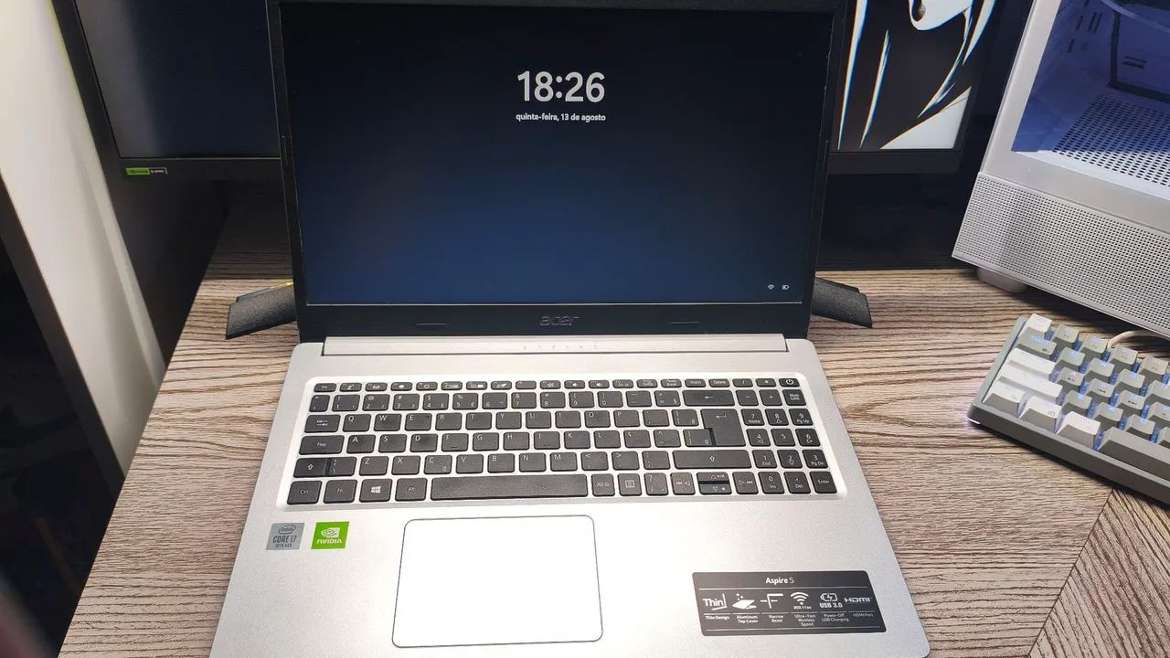 ACER ASPIRE 5 CORE I7 COM PLACA DE VÍDEO NVIDIA - Foto 5