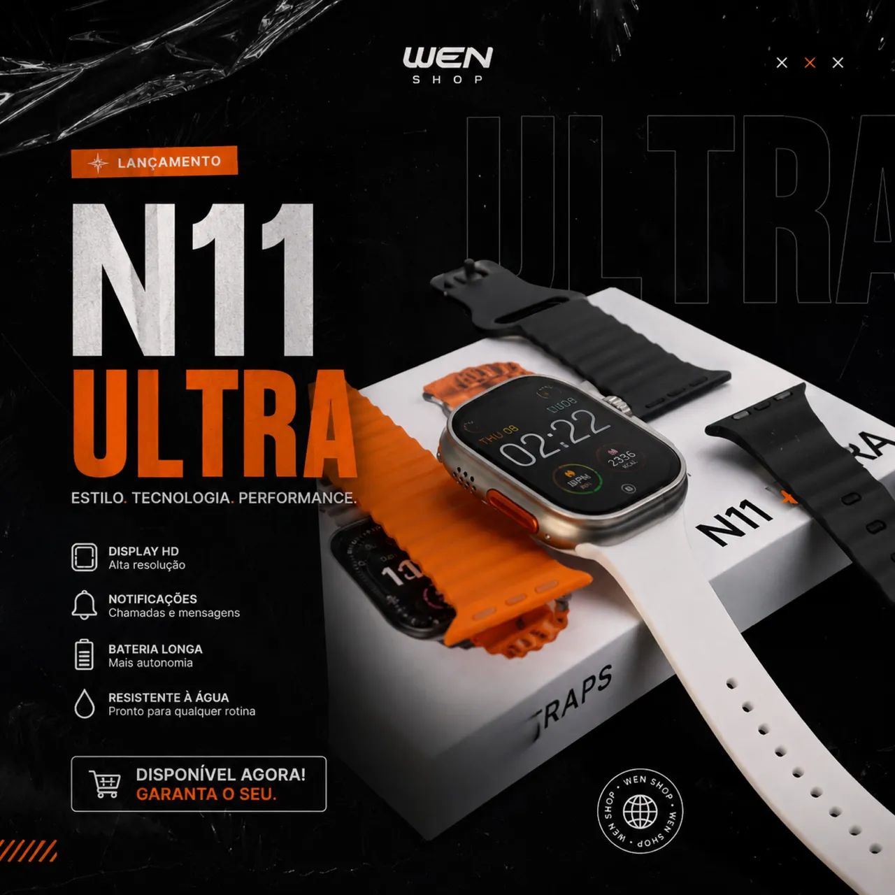 SMART WATCH N11 ULTRA - Foto 2
