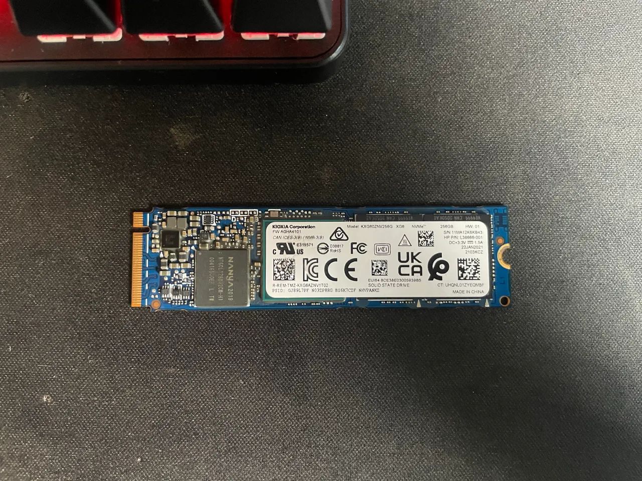 SSD M2 256GB NVME KIOXIA
