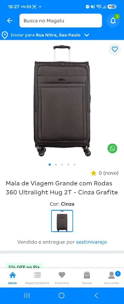 Mala para viagem grande  - Foto 2