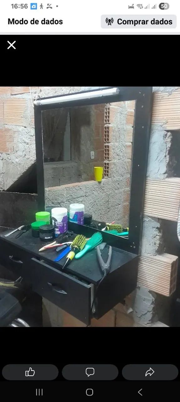 Bancadas  com espelho 