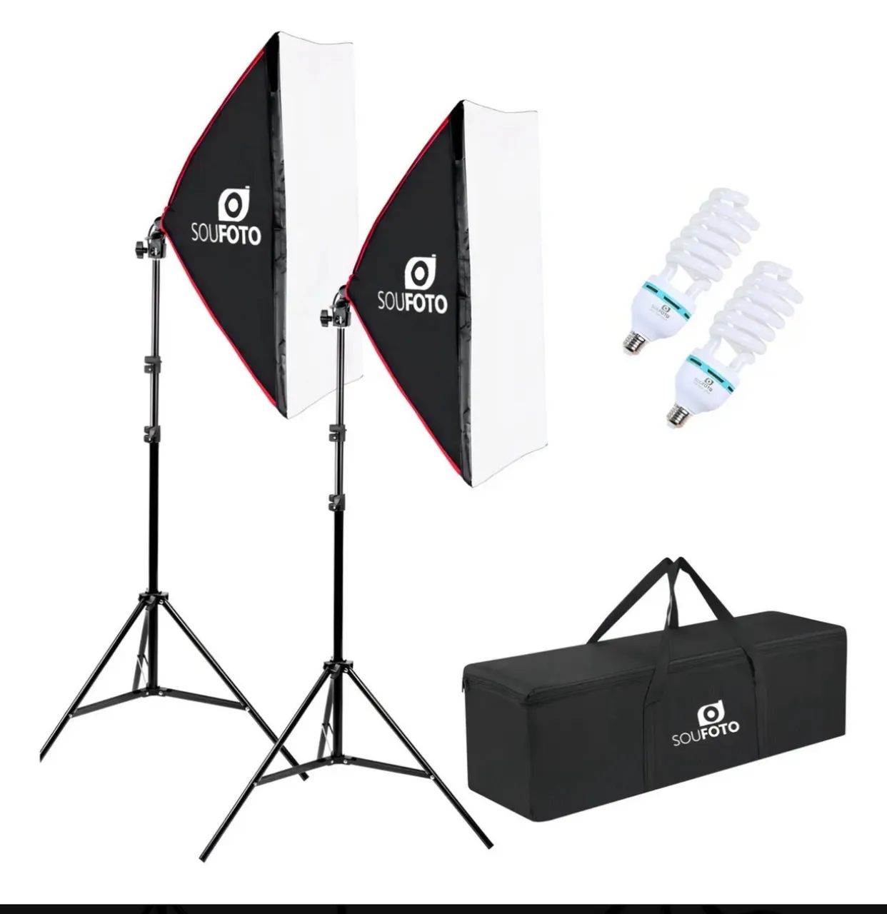 Soft box com lâmpada 