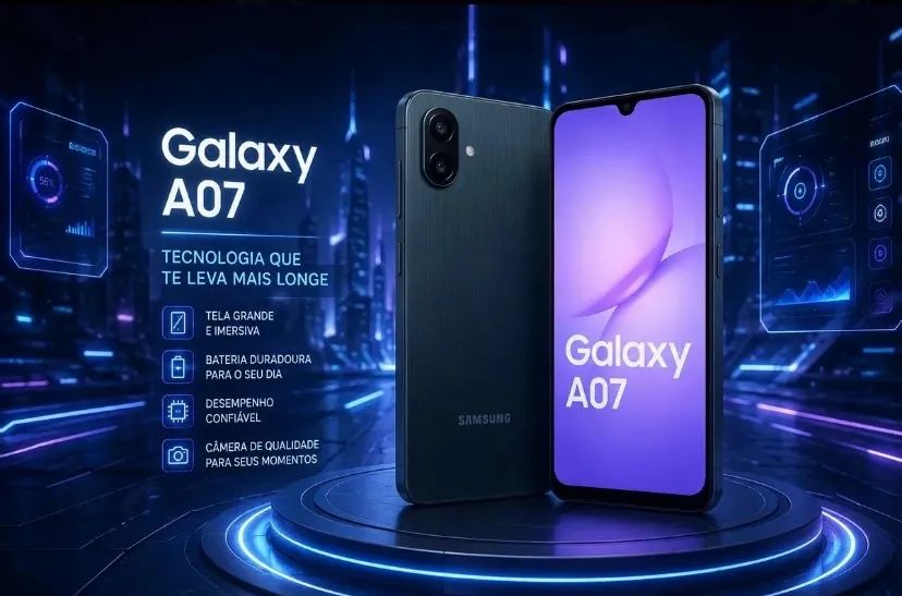 Samsung Galaxy A07 128gb 4gb Ram Preto - Foto 5