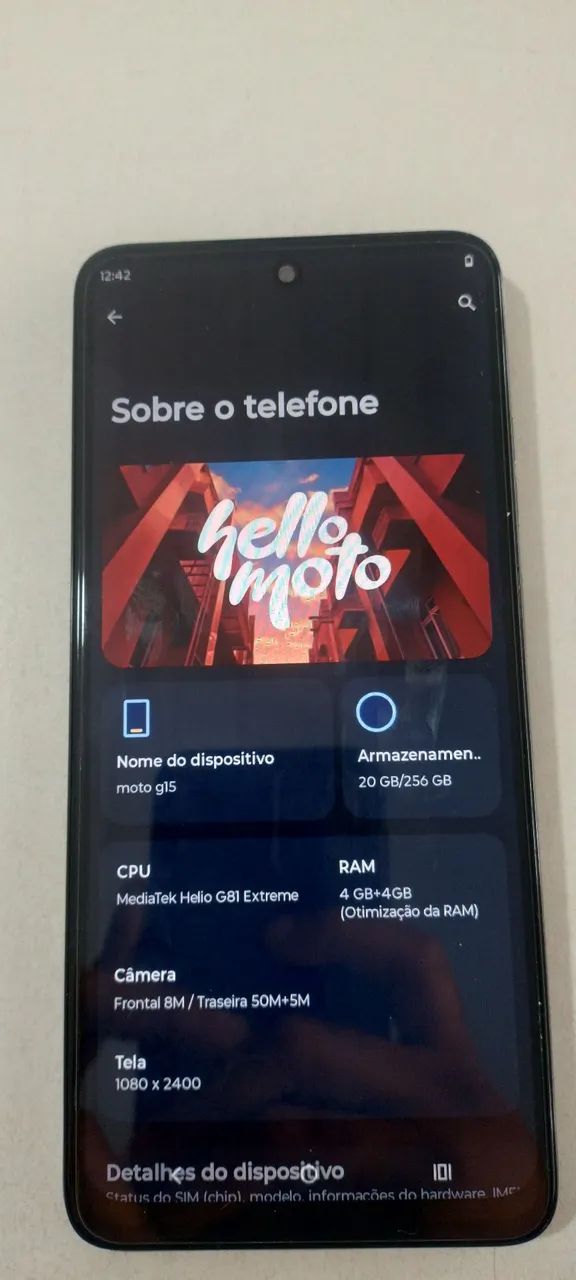 Celular/smartphone Motorola G15 NFC 256gb - Foto 3