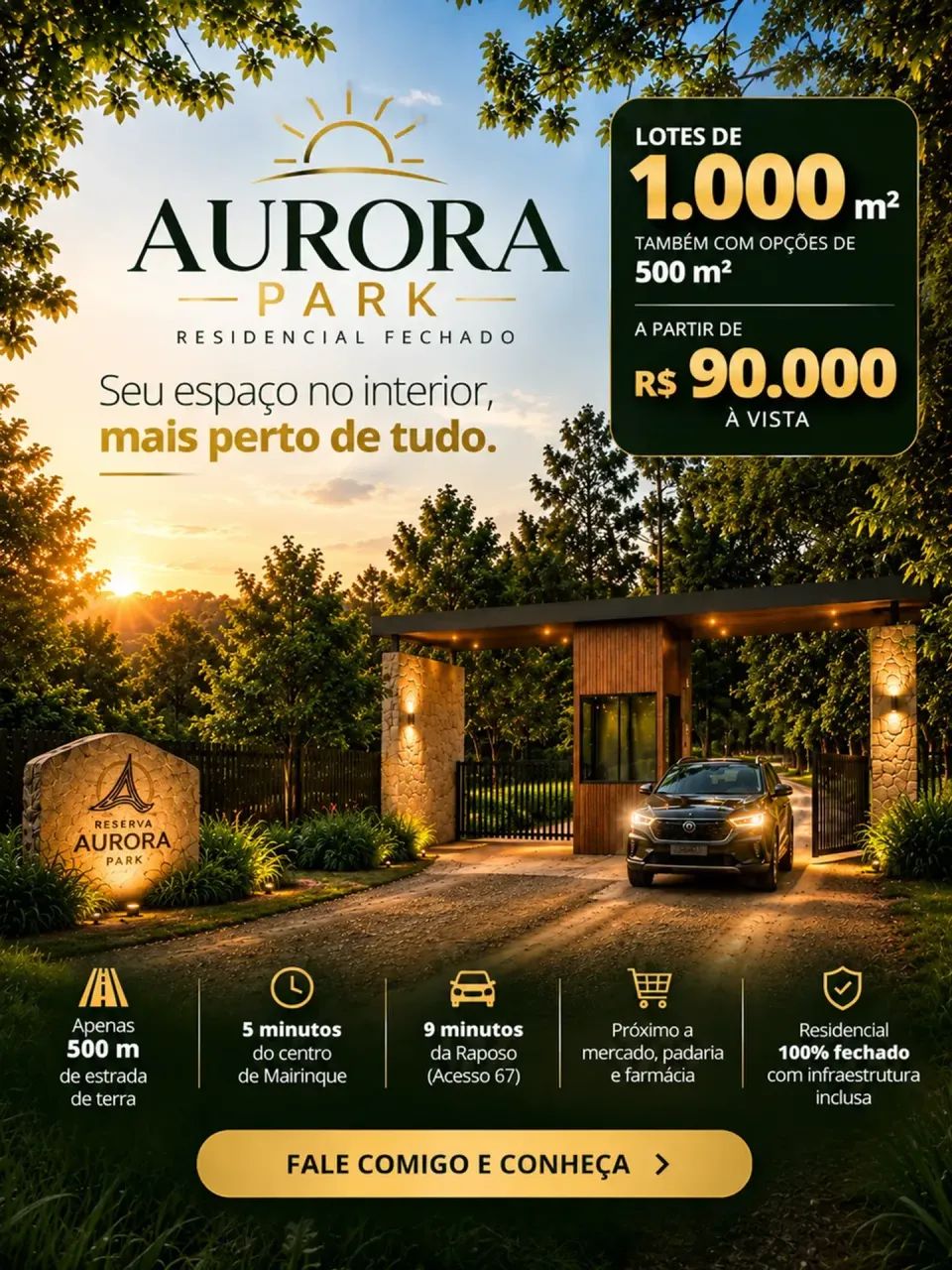 Aurora Park | Espaço, Segurança e Localização