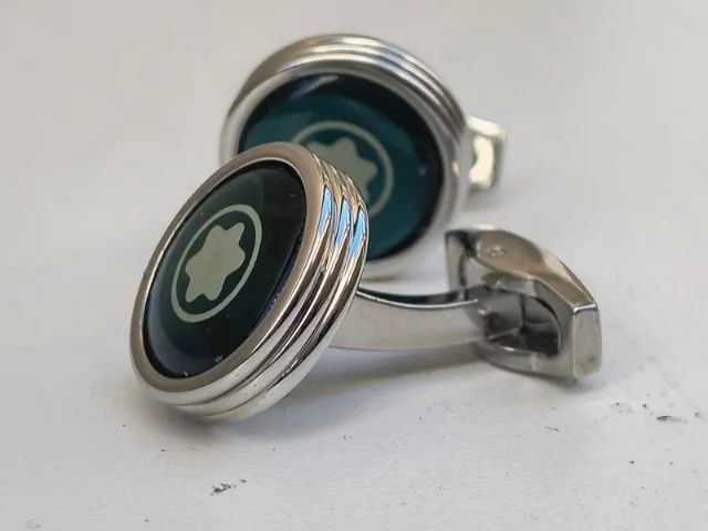 Abotoadura Montblanc Steel Verde - Foto 3