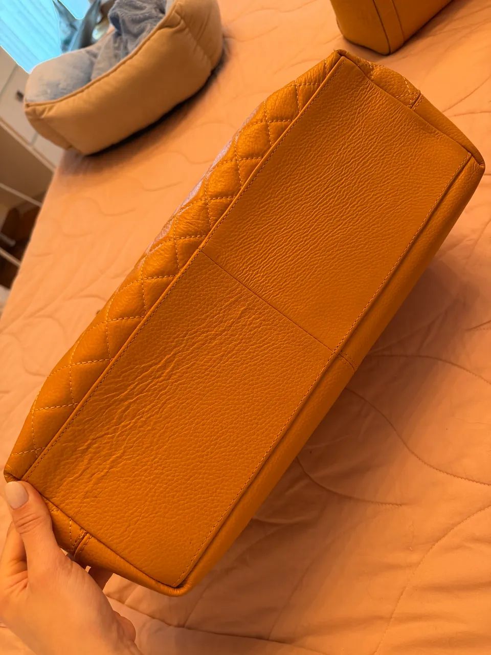 Bolsa Capodarte amarela  - Foto 3
