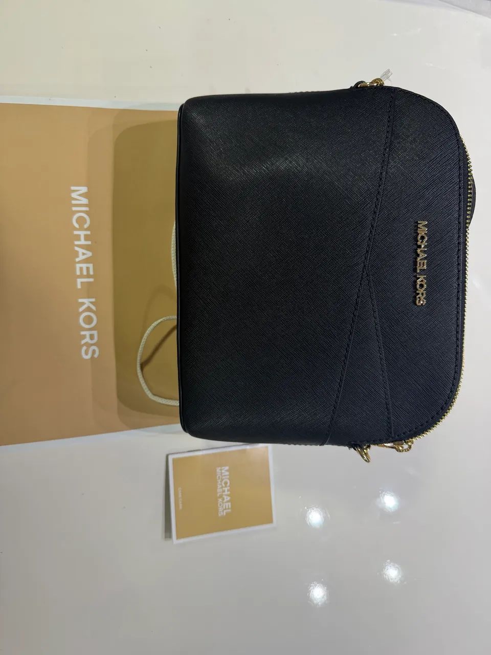 bolsa michael kors jet set preta - original/ nova - Foto 2