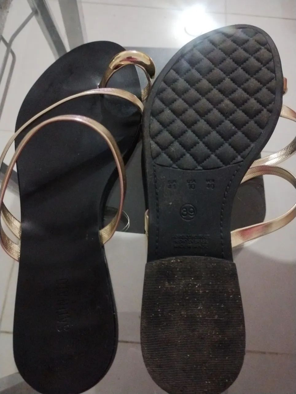 Vendo, sandália marca Disantine comprada na Renner - Foto 2