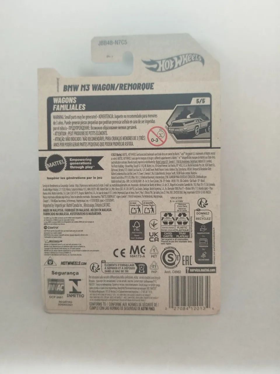 Miniatura Hot Wheels - BMW M3 Wagon/Remorque - 1/64 - Foto 3